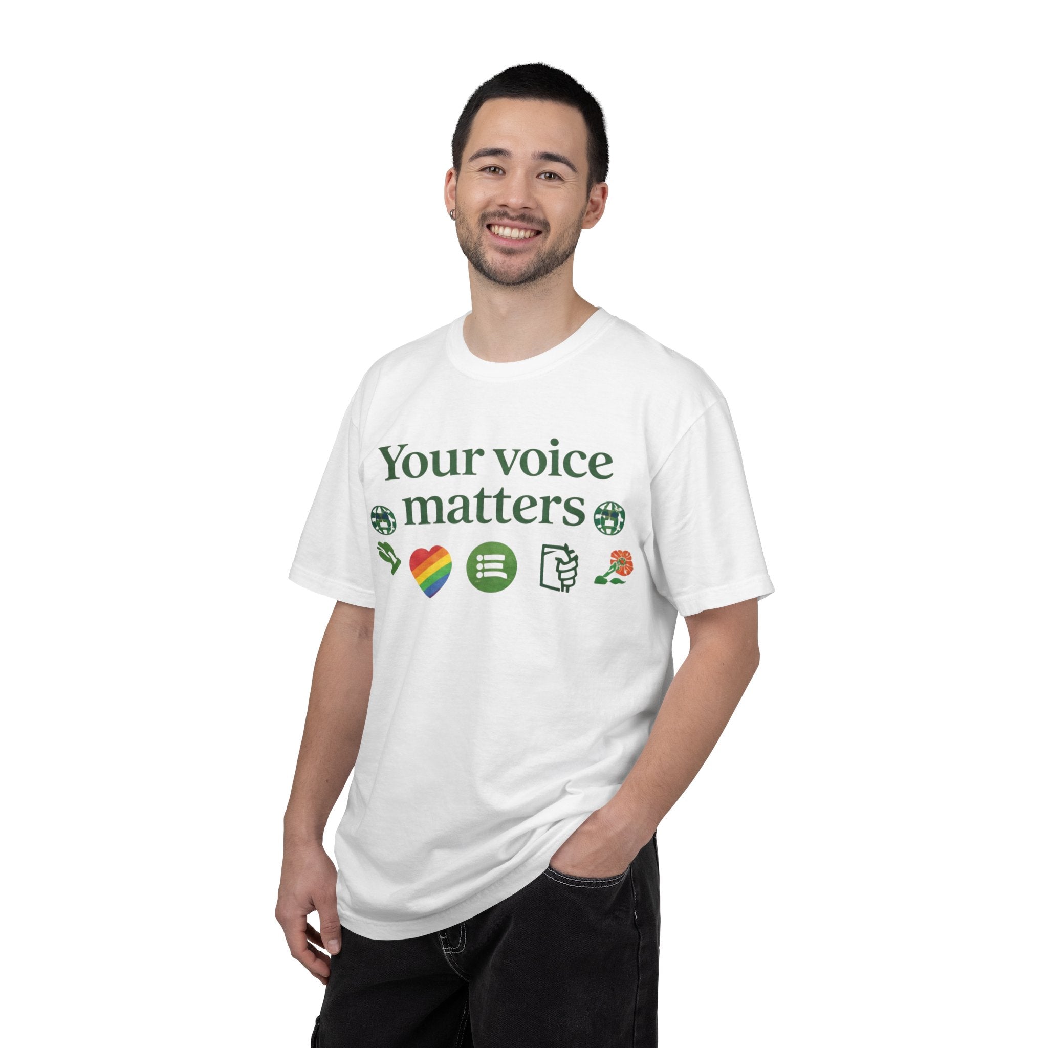 Your Voice Matters T-Shirt — Voter Pride Graphic Tee